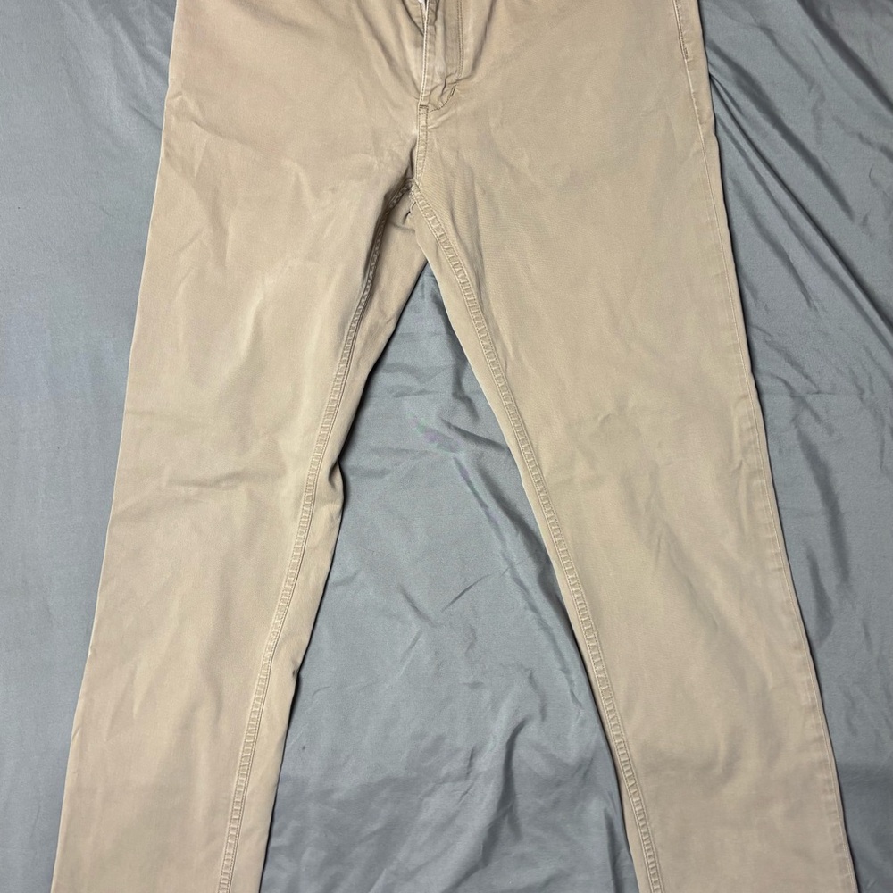 Theory Tan and Black Casual Pants